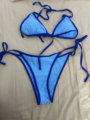 Bikini Admiral blue size M like new