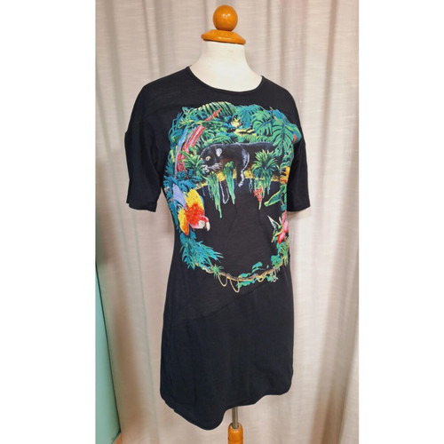 Balenciaga blouse refurbished with jungle print, size M