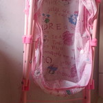 Toy stroller metal foldable like new