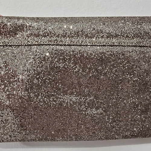 Clutch bag with subtle gold shimmer, like new