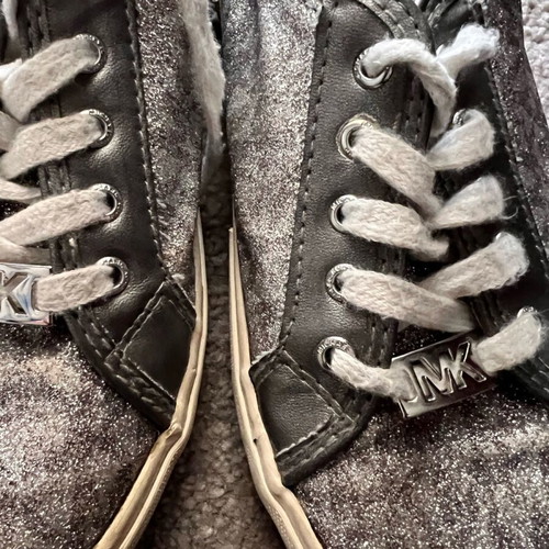 Michael Kors shoes size 34 silver like new