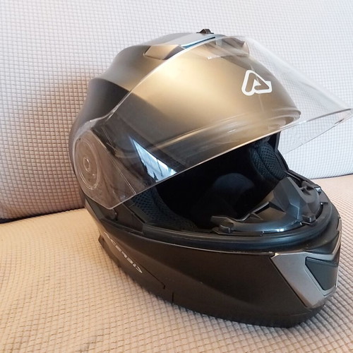 Acerbis folding helmet black XL 61 used