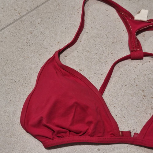 Racerback Bikini Set deep red, size Small, like new