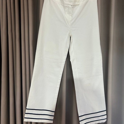 Vintage Blugirl Women's Capri Pants white used, size M 38 10