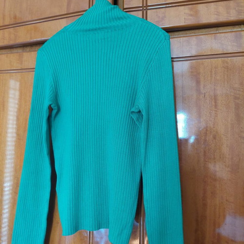 Bershka turtleneck tops like new, pack of two, gray and green, size L