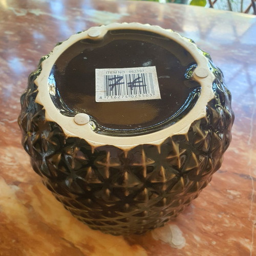 Ceramic flowerpot, new, height 13 cm, diameter 13 cm