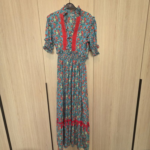 Regalinas long floral dress like new, size S/M, multicolor