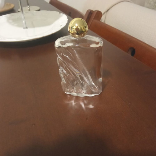 Glass bottle like new, height 10 cm