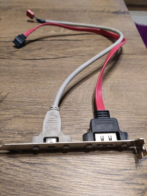 Έξοδος SATA και Firewire μεταχειρισμένη, προεκτάσεις για υπολογιστή