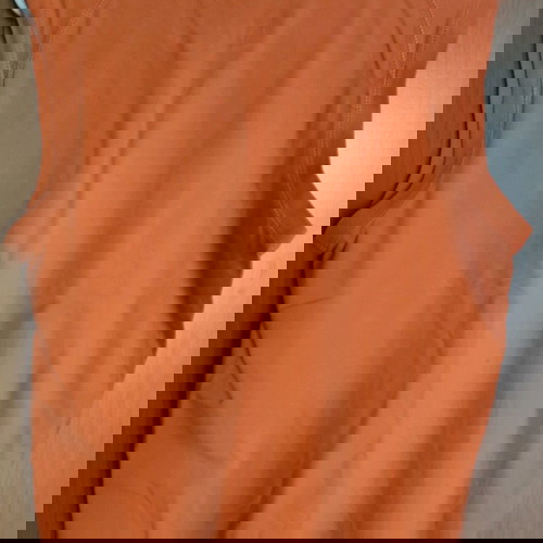 Αθλητική αμάνικη μπλούζα Nike μεταχειρισμένη, πορτοκαλί, μέγεθος S/M