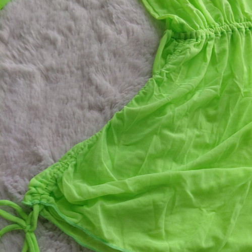Lime Neon Romper Cover-Up for Swimwear like new