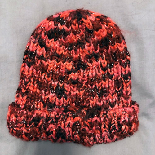 Knit Cap like new, pink