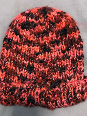 Knit Cap like new, pink