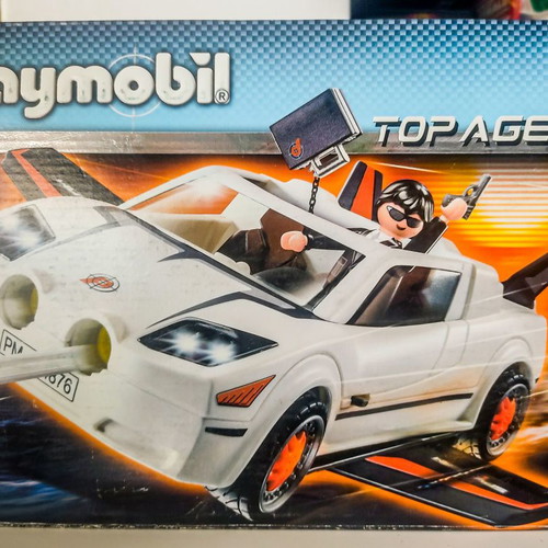 Playmobil 4876 Collectible Top Agents Racing Car like new