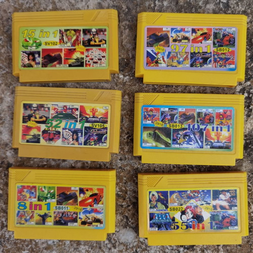Super Famicom 6 game cartridges like new, collections
