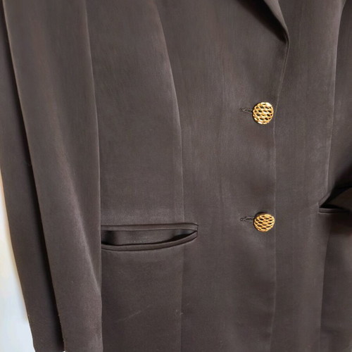 Women's suit used, size 44, brown with slight sheen
