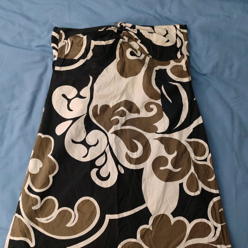 Strapless dress used, size 44, multicolor H&M