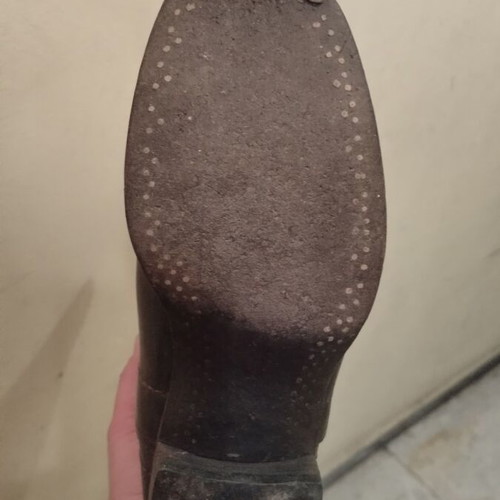 Wehrmacht German Army Boots used, size 42, leather