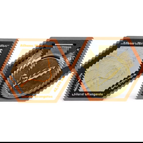 Custom 3D route and medal base new, personalized