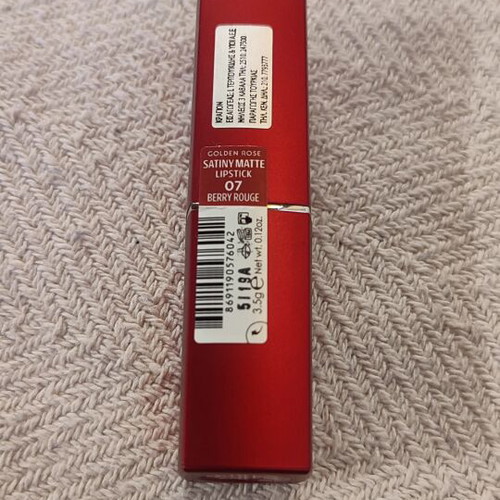 Golden Rose Mood Satiny Matte Lipstick new