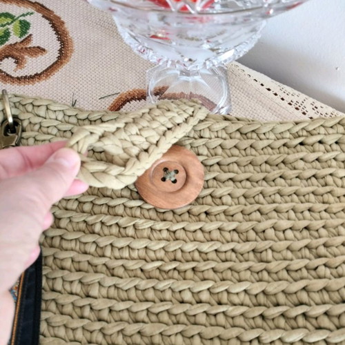 Handmade bag used, shoulder type