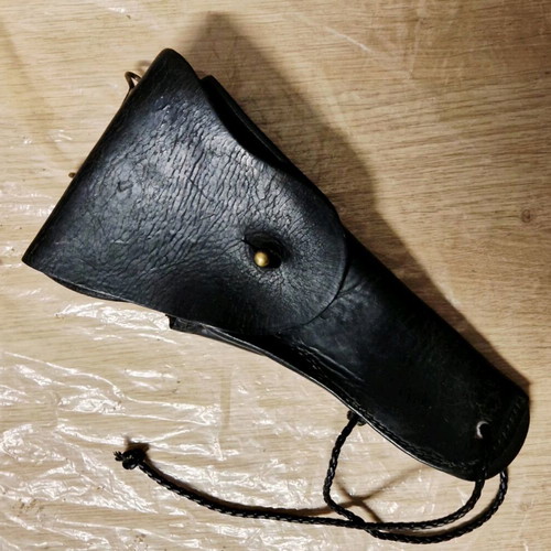 Military holster for .45 pistol used, full leather