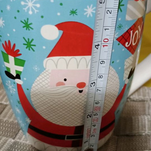 Large Christmas mug with bell new
