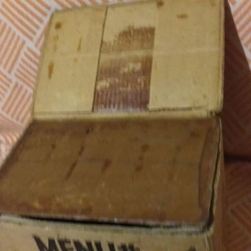 Collectible American Army Box World War II cardboard
