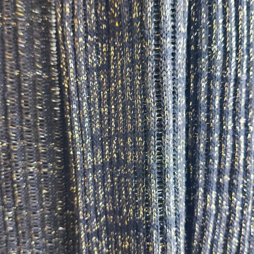 Long cardigan used with gold thread, size M