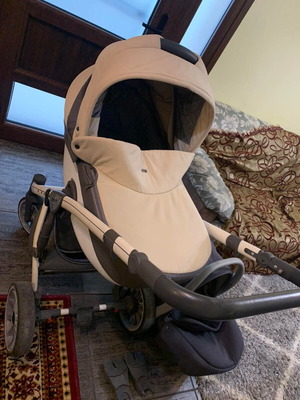 Anex Sport 3 baby stroller like new with tricycle