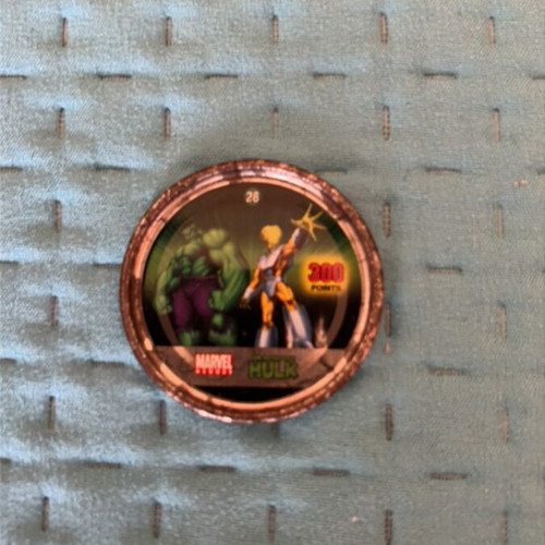 Ταπα used Marvel Hulk collectible tag