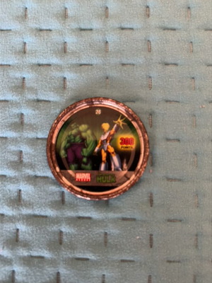 Ταπα used Marvel Hulk collectible tag