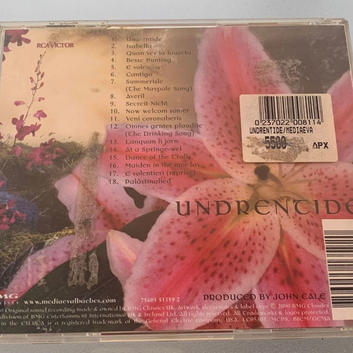 Mediaeval Baebes Undrentide CD album used