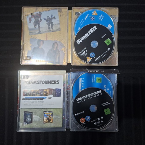 Transformers 4K UHD Steelbook set: Bumblebee & Rise of the Beasts