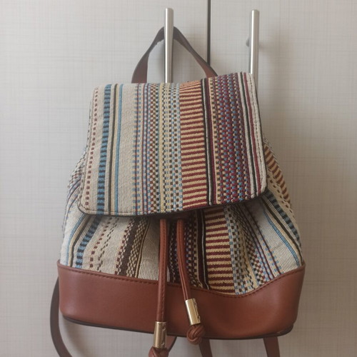 Parfois backpack bag, boho style, brown