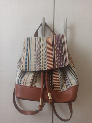 Parfois backpack bag, boho style, brown
