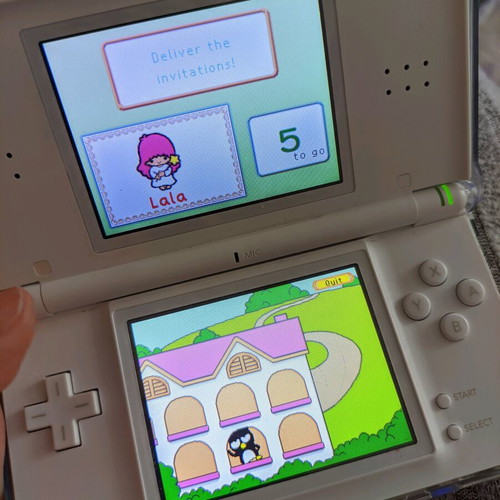 Hello Kitty friends Party Nintendo DS used puzzle game