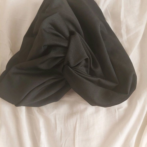 Women's turban black new