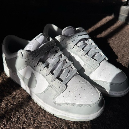 Nike Dunk Low Retro men's shoes size 45 white light smoke grey