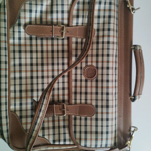 Vintage briefcase like new with small internal stain