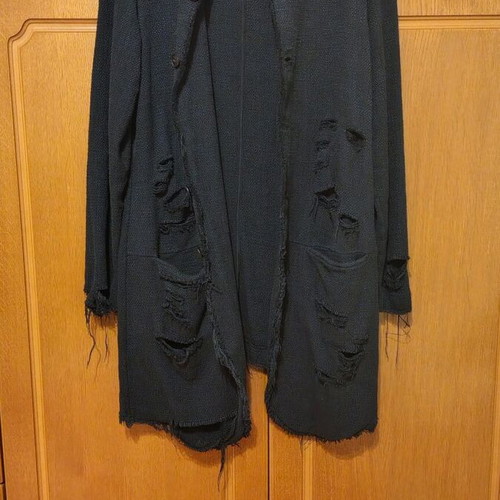 La Haine cardigan size large like new, black