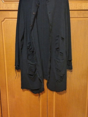 La Haine cardigan size large like new, black