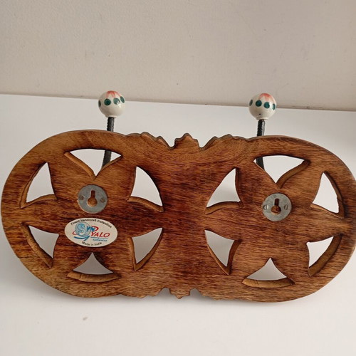 Wooden wall hanger handmade, used