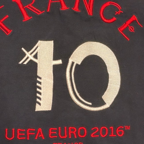 UEFA Euro 2016 France Men's Polo Shirt used, size XL, navy blue