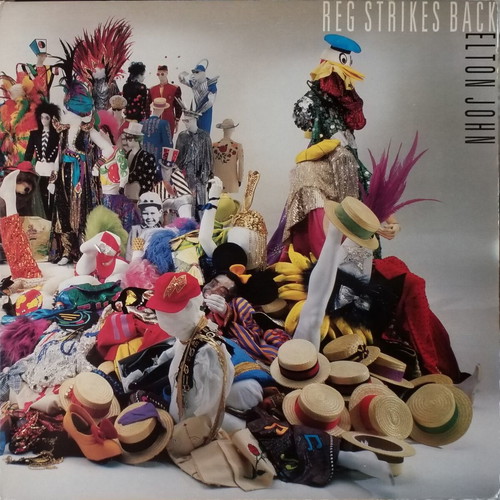Elton John Reg Strikes Back vinyl LP album