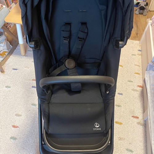 Stokke Beat stroller with carry cot like new, with boxes and instructions