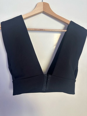 Evening top used, size S, black