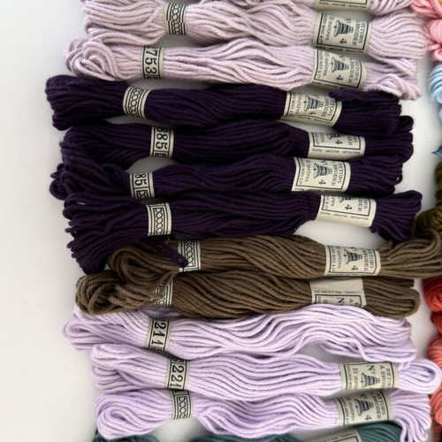 DMC Retors à Broder N° 4 Vintage Embroidery Thread Skeins, Lot of 83