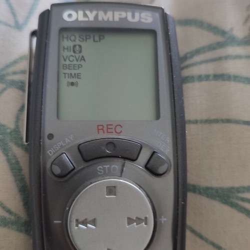 Olympus Digital Voice Recorder used, journalist model
