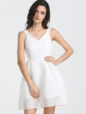 A&G beautiful dress like new, white, size S